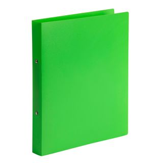 MARBIG A4 PP RING BINDER 2D 25MM LIME