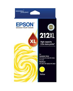 EPSON 212XL YELLOW HY INK CARTRIDGE.