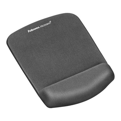 MOUSE PAD W/REST PLUSHTOUCH GRAPHITE