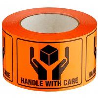 HANDLE WITH CARE MESSAGE LABELS SELLOTAP