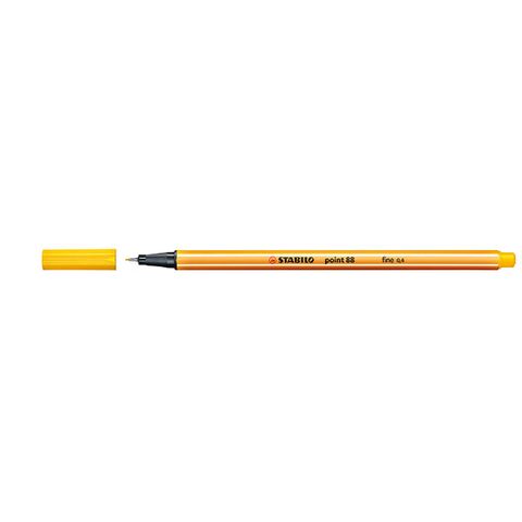 STABILO POINT PEN 88/44 FINELINER YELLOW