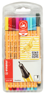 STABILO POINT PEN 88/10 FINELINER10 PACK