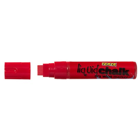 TEXTA LIQUID CHALK MARKER DRY WIPE RED