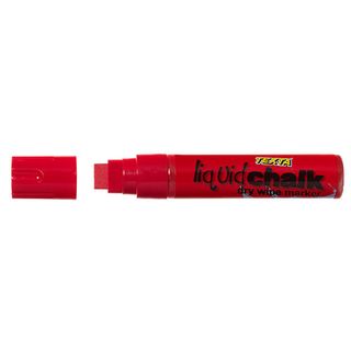 TEXTA LIQUID CHALK MARKER DRY WIPE RED