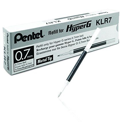 PENTEL HYPER G / SIGNO PEN REFILL BLACK