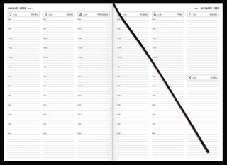 COLLINS DIARY A43A BLACK APPOINTMENT O/Y