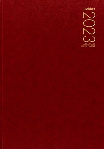 COLLINS DIARY A41A RED ODD YEAR 2025