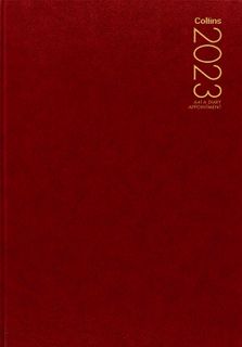 COLLINS DIARY A41A RED ODD YEAR 2025