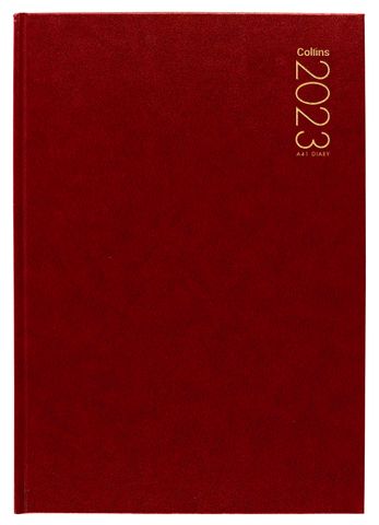 COLLINS DIARY A41 RED ODD YEAR 2025