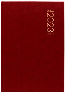 COLLINS DIARY A51 RED ODD YEAR 2025