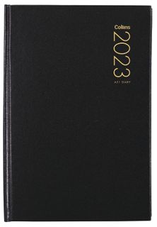 COLLINS DIARY A51 BLACK ODD YEAR 2025