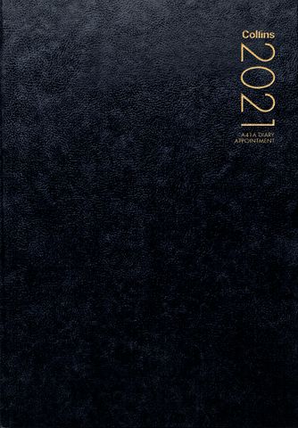 COLLINS DIARY A41A BLACK ODD YEAR 2025