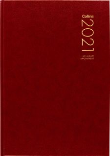 COLLINS DIARY A51A RED ODD YEAR 2025