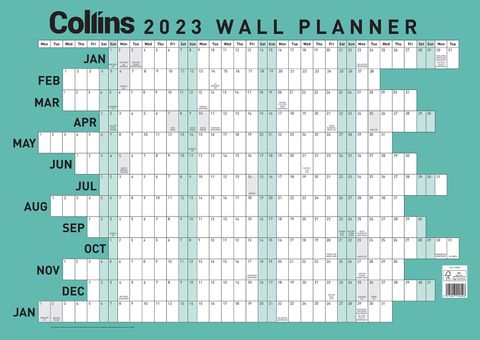 COLLINS WALL PLANNER A2 ODD YEAR