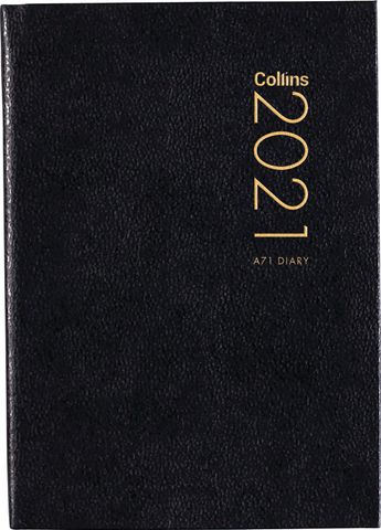 COLLINS DIARY A71 BLACK ODD YEAR