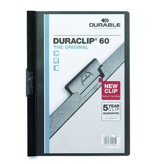 DURABLE DURACLIP FILE A4 BLACK 60 SHEET