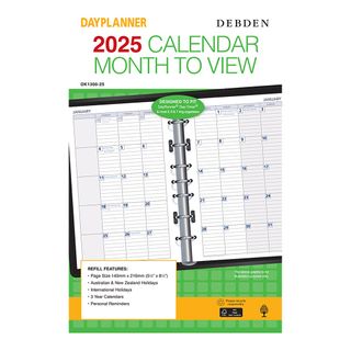 Debden Desk Dayplanner Refill 2025 M/P