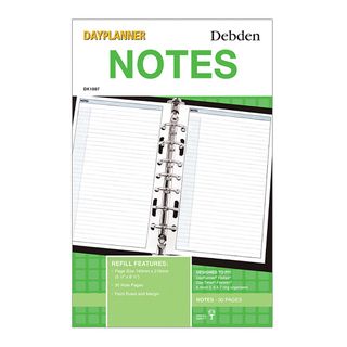 Debden Desk Dayplanner Refill Notes