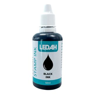 Ledah Stamp Ink 50ml Black