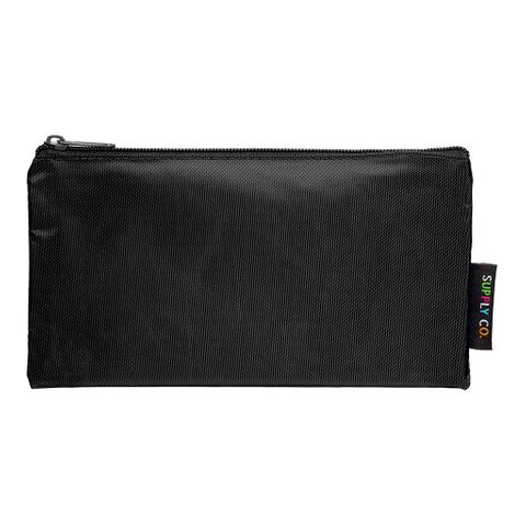 Supply Co Pencil Case Flat Black 21x11cm