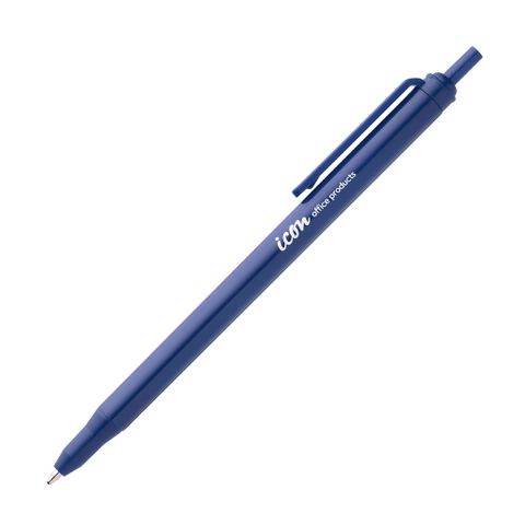 Icon One Piece Ballpoint Pen Blue