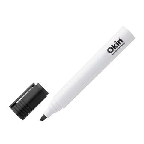 Okin Whiteboard Marker Bullet Tip Black