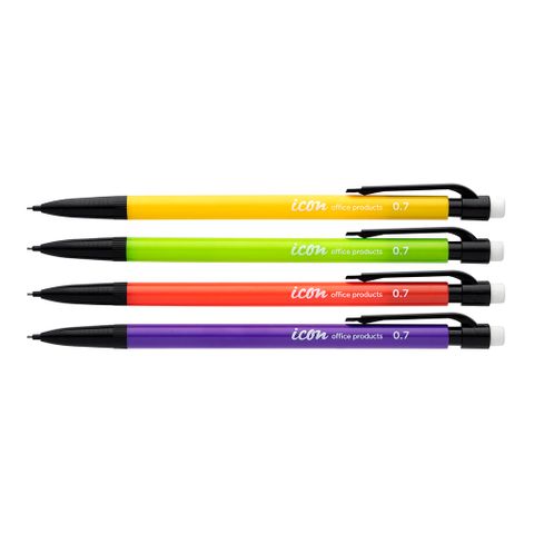 Icon Mechanical Pencil HB 0.7mm Assorted