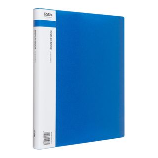 Icon Display Book A4 40 Pocket Blue