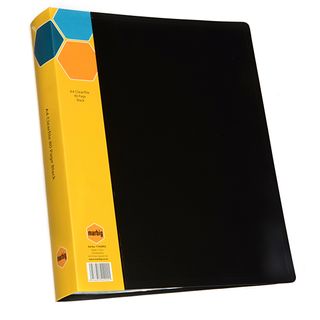 MARBIG DISPLAY BOOK A4 80PG BLACK.