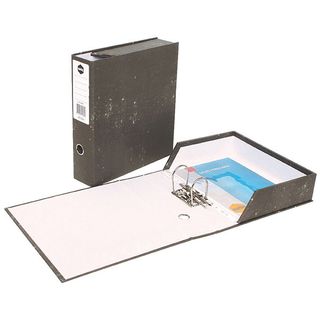 MARBIG LEVER ARCH BOX FILE A4 BLACK