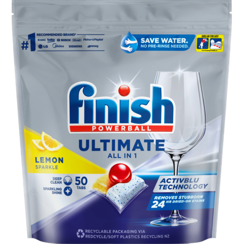 Finish Powerball Lemon Dishwasher Tablet