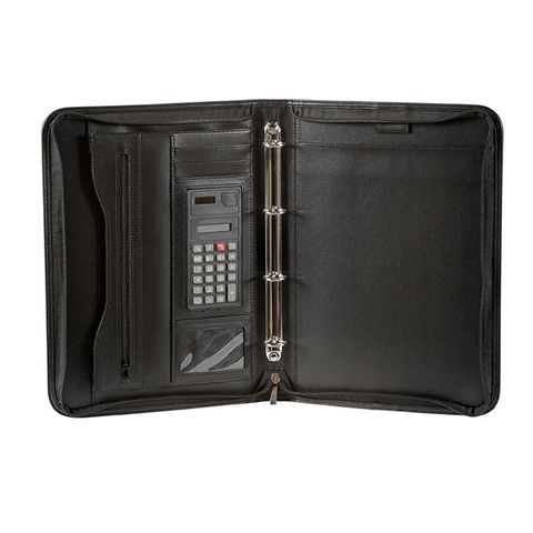 SPIRAX ZIPPERED 4 RINGBINDER COMPENDIUM