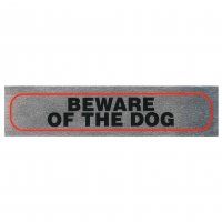 SIGN SELF ADHESIVE ROSEBUD BEWARE OF THE