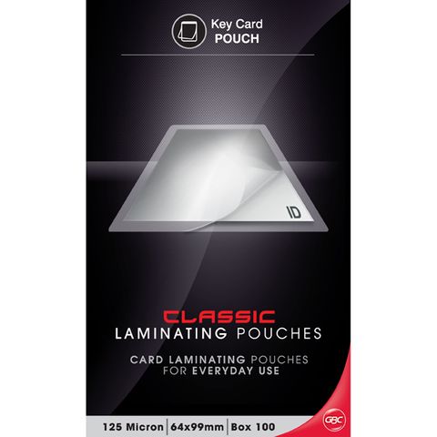 LAMINATING POUCHES KEY CARD POUCH PK100