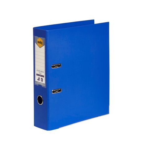MARBIG LEVER ARCH FILE A4 PE ROYAL BLUE