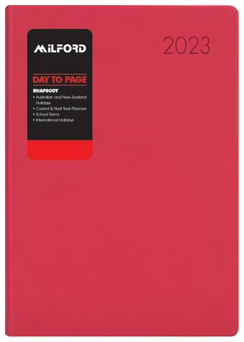 DIARY MILFORD RHADSODY A51 ODD YEAR