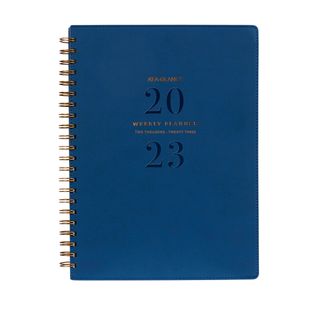 AT-A-GLANCE SIGNATURE DIARY A4 NAVY 2023