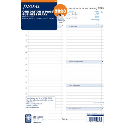 Filofax Refill Classic DPP Appointments