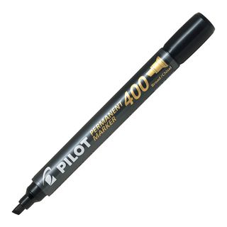 PILOT 400 PERMANENT MARKER CHISEL BLACK