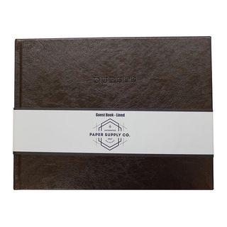 OSC VINTAGE GUEST BOOK BROWN