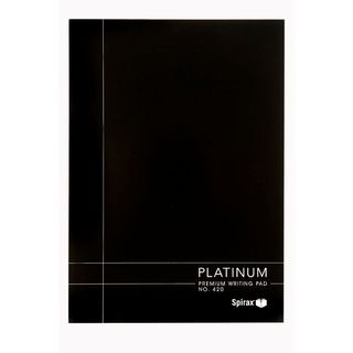 WRITING PAD SPIRAX 420 PLATINUM WHITE A4