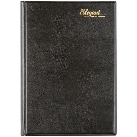 CUMBERLAND ELEGANT DIARY A5 2023 BLACK