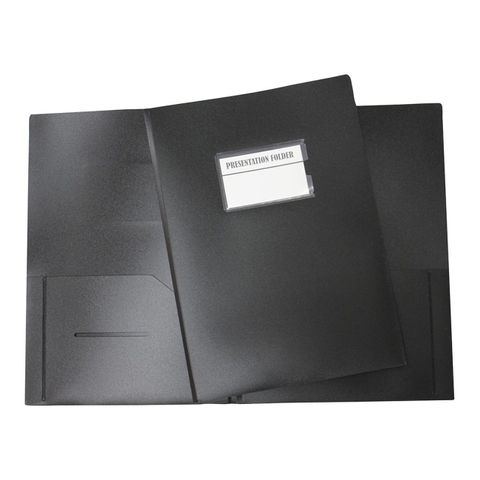 OSC PRESENTAION FOLDER A4 BLACK