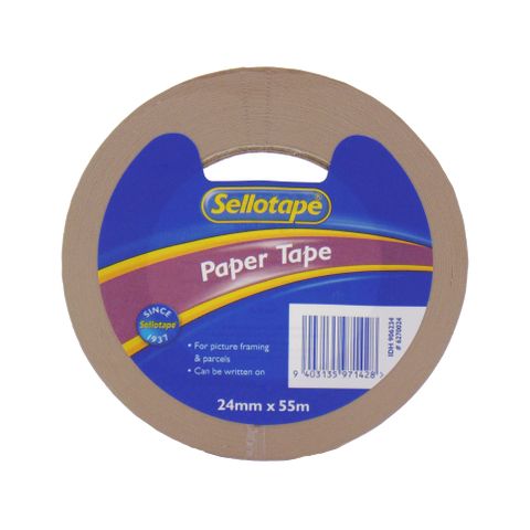 FLATBACK PAPER TAPE SELLOTAPE 6270 24MM