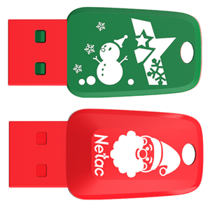 Netac U197 XMAS USB2 Flash Drive 64GB SE