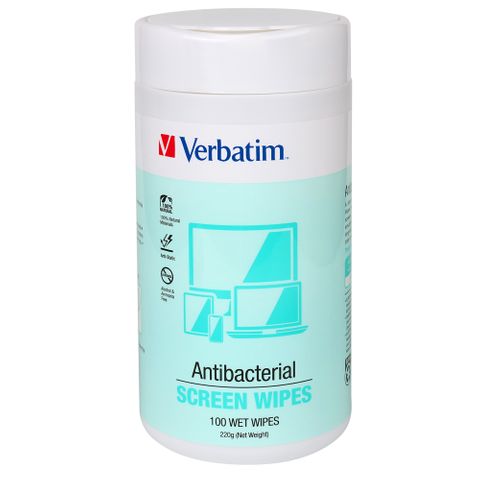 Verbatim Essentials Screen Wipes 100 Pk