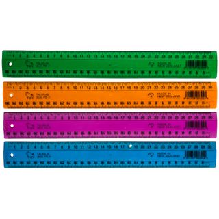 TAURUS RULER 300MM FLUORO ASSORTED