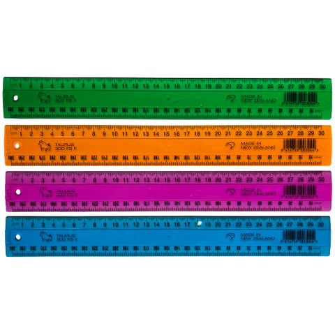 TAURUS RULER 300MM FLUORO ASSORTED