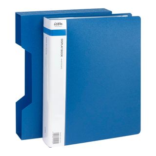 ICON DISPLAY BOOK A4 80 POCKET BLUE