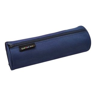 Supply Co Pencil Case Tube Navy Blue